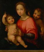 Andrea del Sarto Maria mit Kind und Johannesknaben Spain oil painting artist